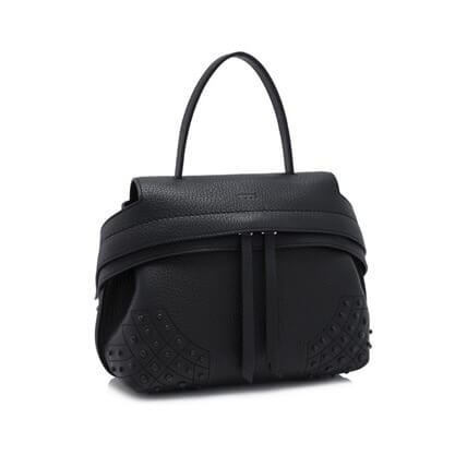 2016新作 VIPセール!【TOD'S】トッズ バッグスーパーコピー WAVE BAG ミニ,BlackXBWAMRHG101SRK R401